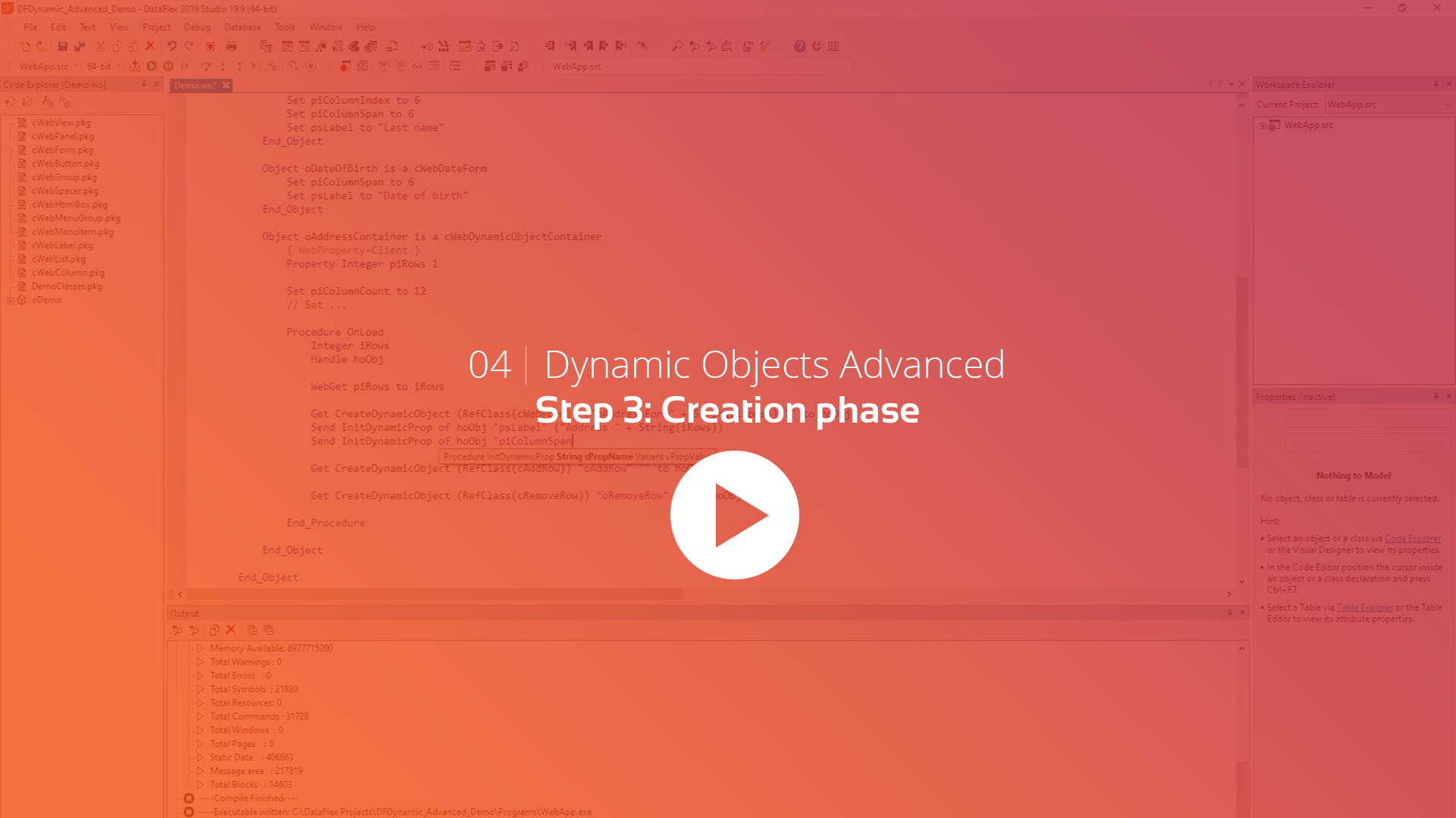 DFLC Lesson - Step 3: Creation phase