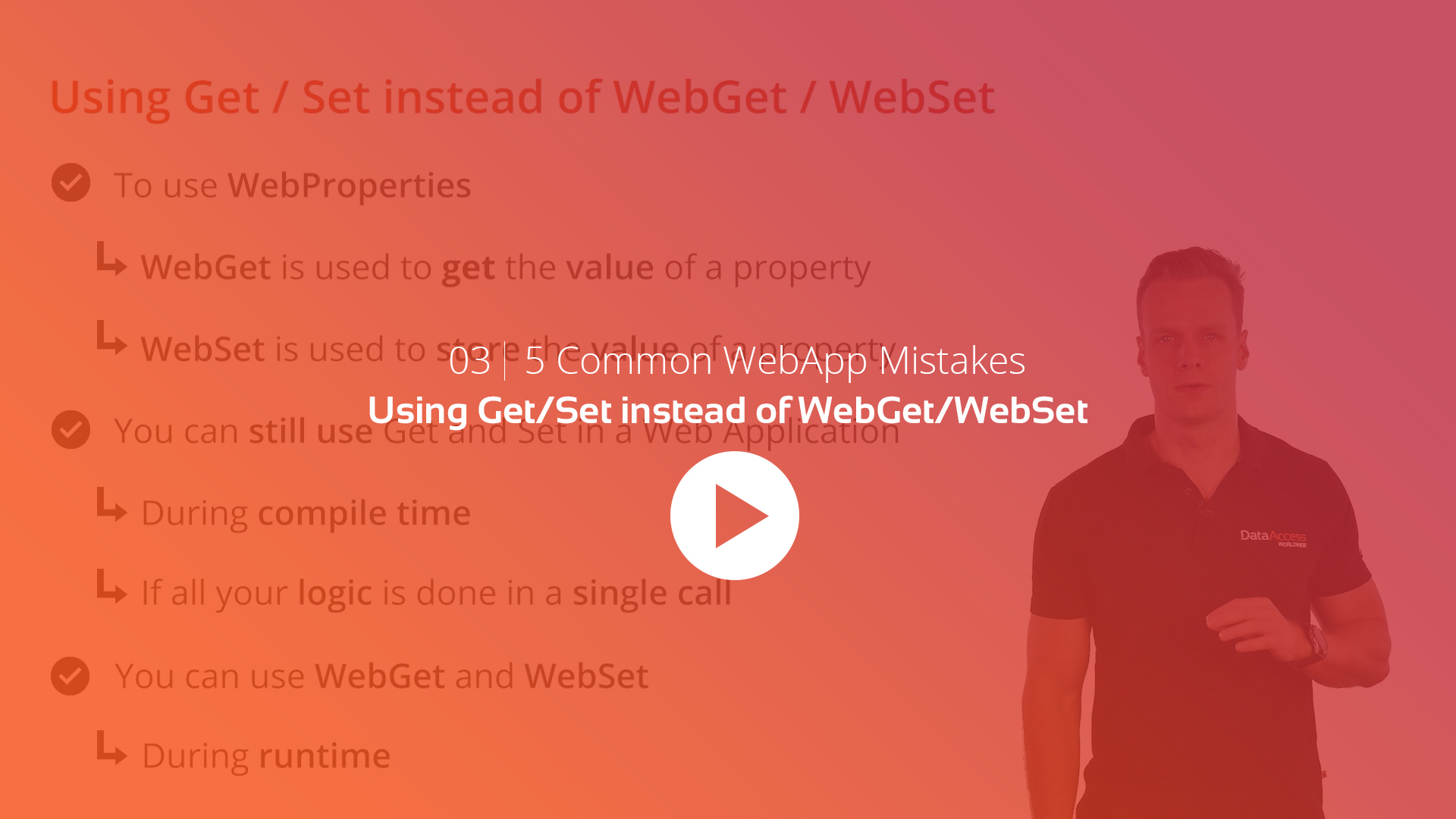 DFLC Lesson - Using Get and Set instead of WebGet and WebSet