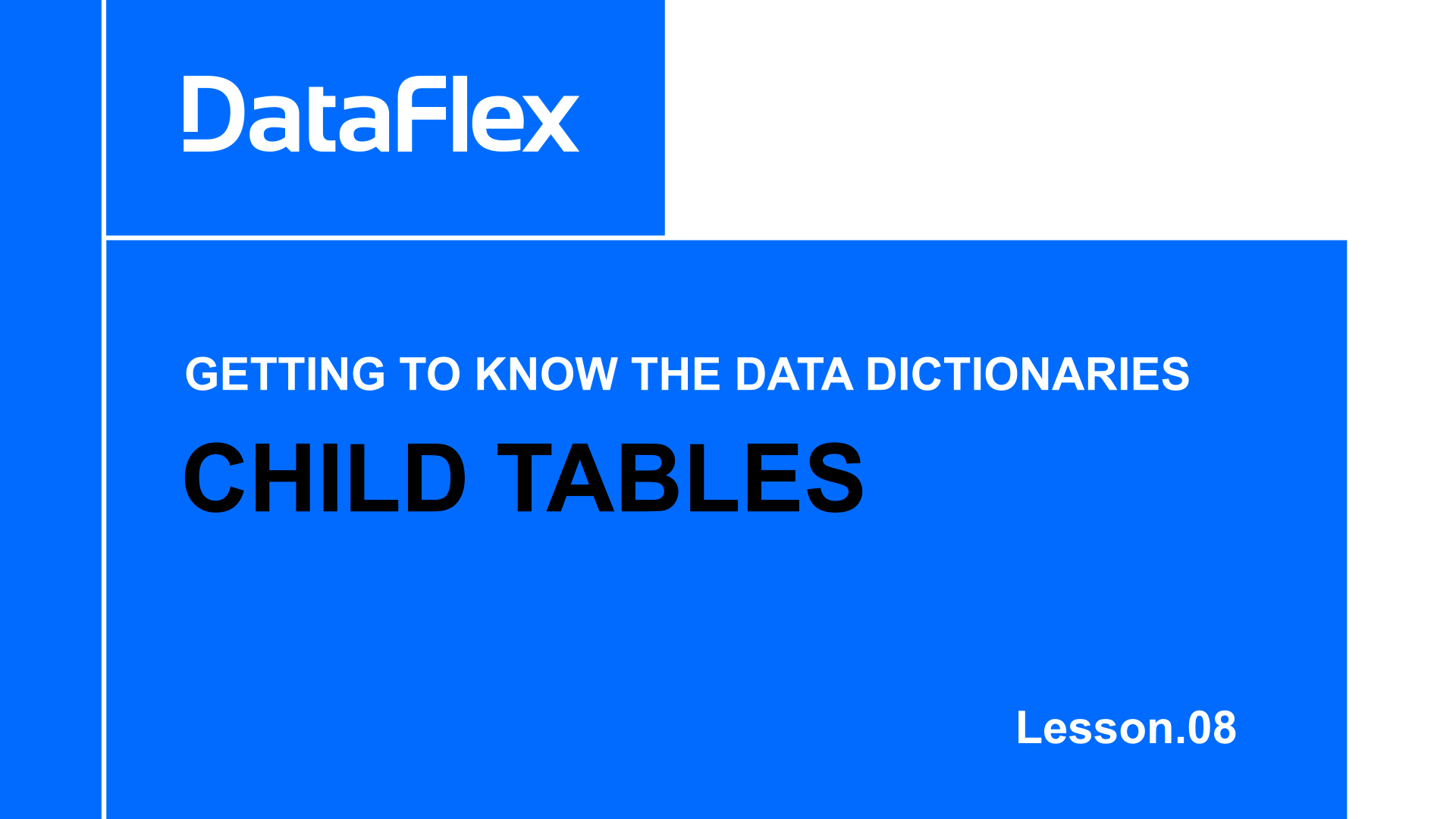 DFLC Lesson - Child tables