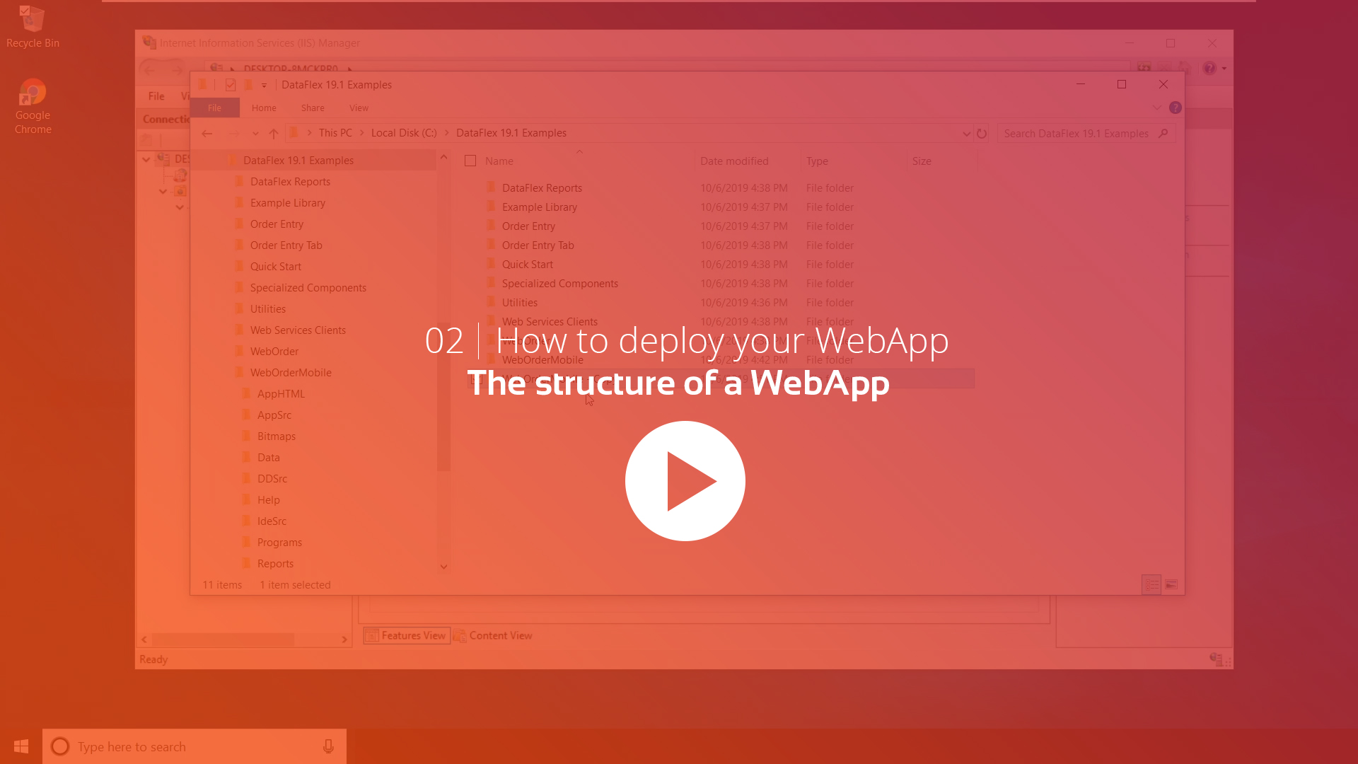 DFLC Lesson - The structure of a WebApp