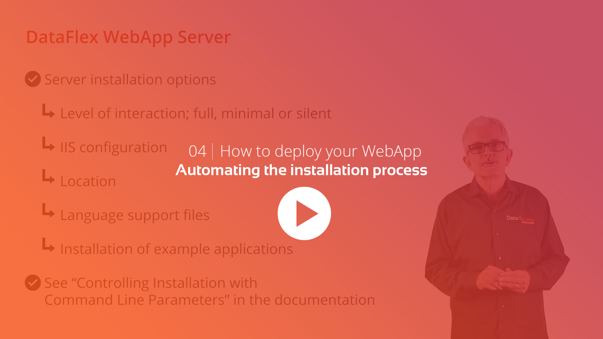 DFLC Lesson - Automating the installation process